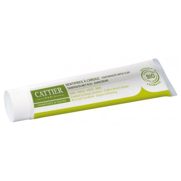 Cattier - Dentargile Dentifrice Anti Plaque Dentaire Bio - 75 ml