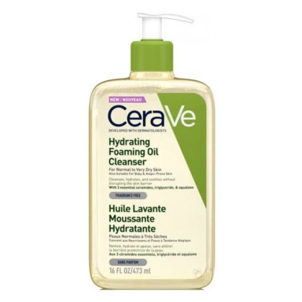 Cerave - Huile lavante moussante - 236mL