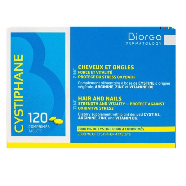 Cystiphane - Cheveux et Ongles - 120 comprimés