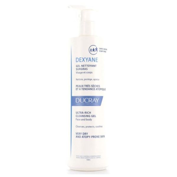 Ducray - Dexyane gel nettoyant - 400 ml