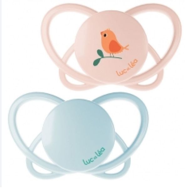 Duo de sucettes physiologiques – Oiseau - 6/18 Mois -  2 unités