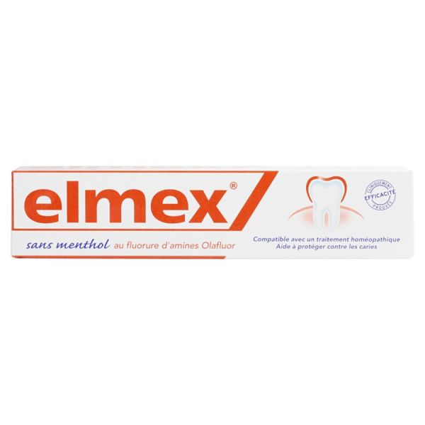 Elmex - Dentitrice Anti-Caries Sans menthol - 75ml