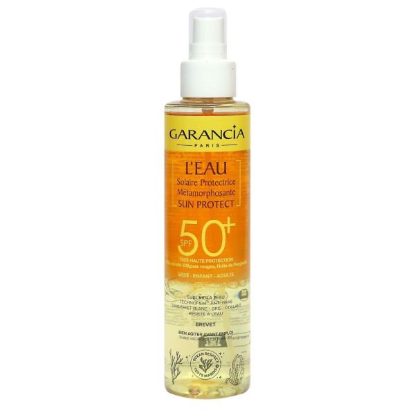 Garancia - L'eau solaire protectrice métamorphosante SPF50+ - 150ml