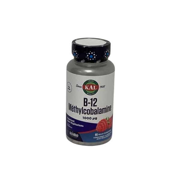 KAL - B-12 Méthylcobalamine - 90 comprimés