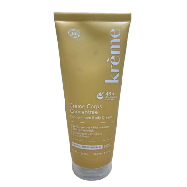 Krème - Crème Corps Concentrée Peaux Sèches et Sensibles - 200ml
