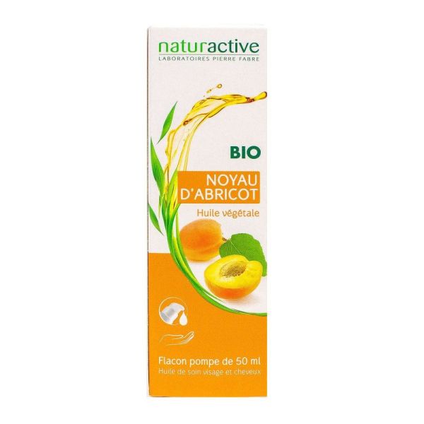 Naturactive - Huile végétale Abricot Bio - flacon de 50ml