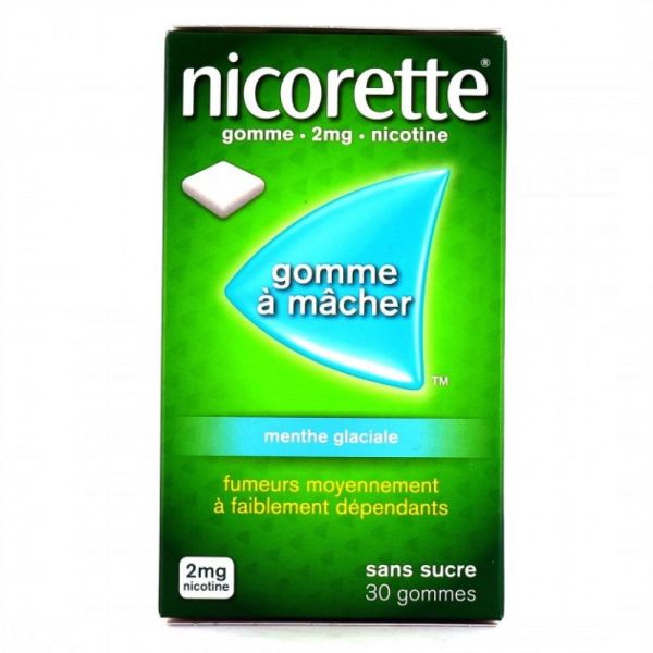 Nicorette - Menthe Glaciale 2mg - gommes