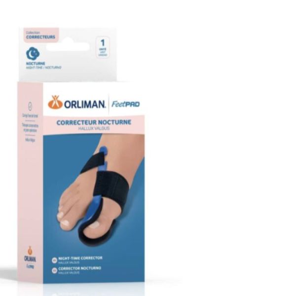 ORLIMAN - Correcteur nocturne hallux valgus Gauche