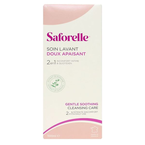 Saforelle - Soin lavant doux apaisant - 500mL