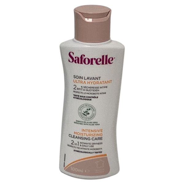 Saforelle- Soin lavant intime ultra hydratant 2 en 1 - 100ml
