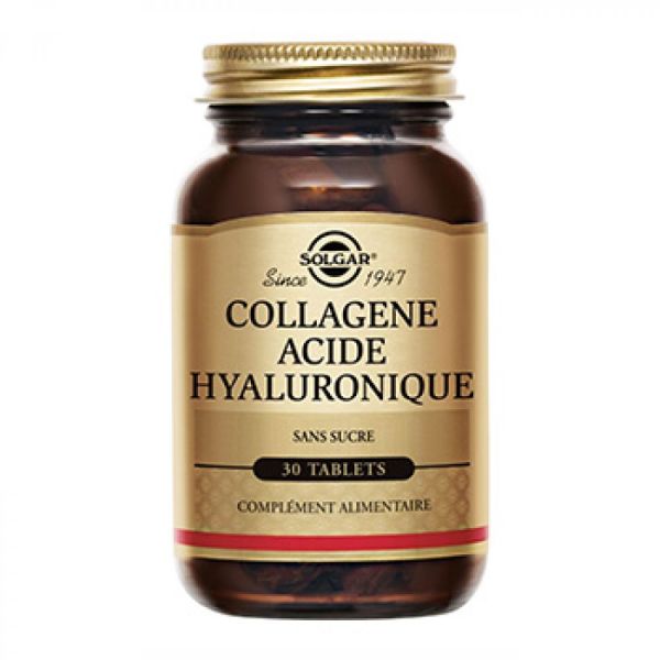 Solgar - Collagène Acide Hyaluronique Complexe - 30 comprimés