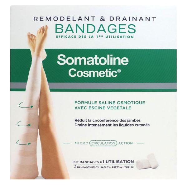 Somatoline - Bandage remodelant et drainant - kit