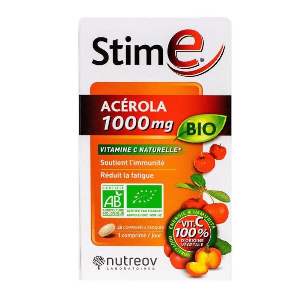 Stime - Acérola 1000 mg - 28 Comprimés à Croquer