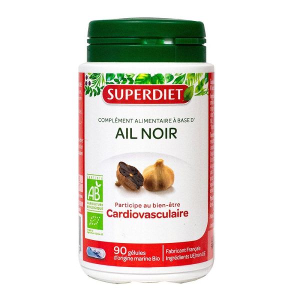 Superdiet - Ail Noir Bio - 90 gélules