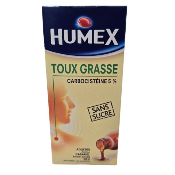 Urgo - Humex Toux Grasse Carbocistéine 5% - 250ml