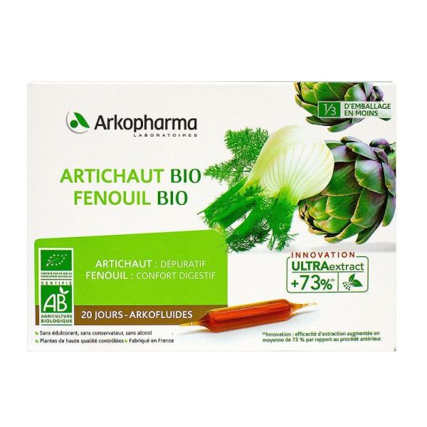 Arkopharma - Détoxifiant Digestion BIO - 20 ampoules