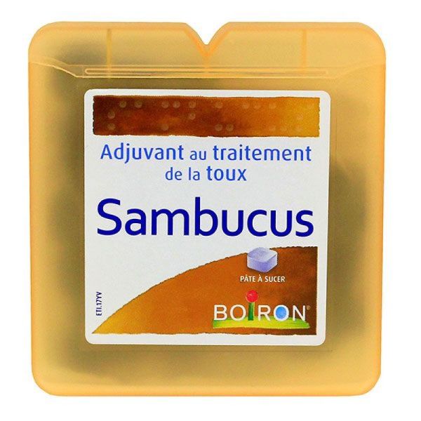 Boiron - Pâte de réglisse au Sambucus Traitement toux - 70 g