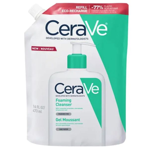CeraVe - Gel Moussant Éco-Recharge - 473 ml