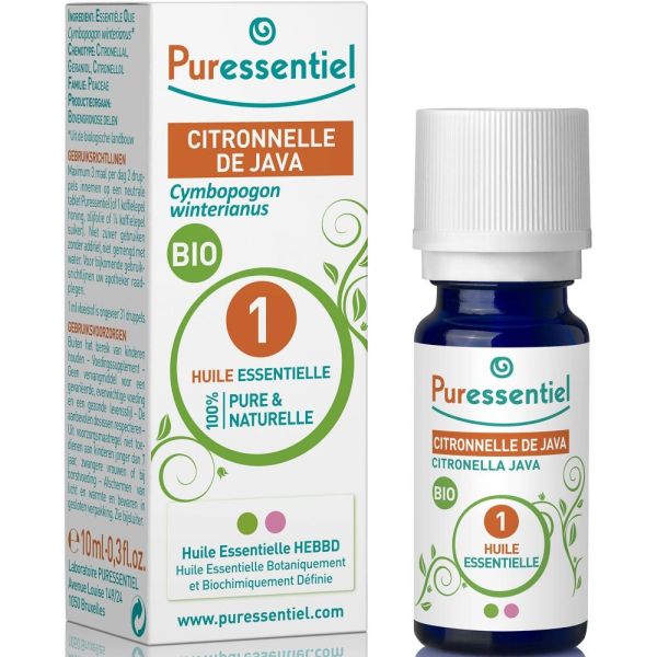 Puressentiel - Huile essentielle citronnelle de Java - 10 ml