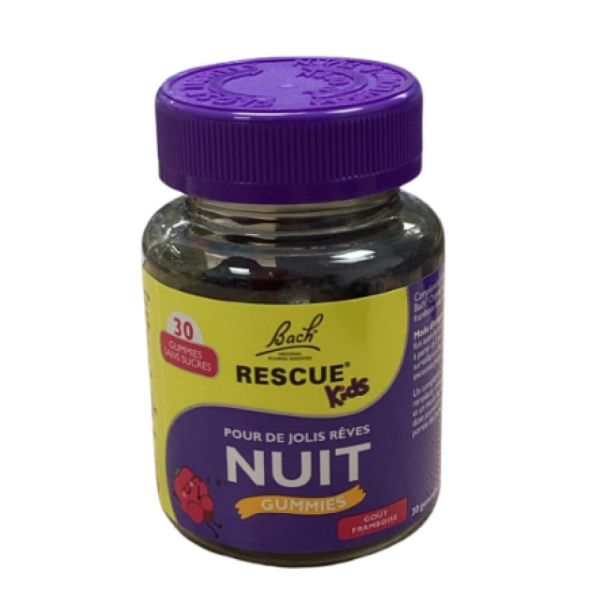 Rescue kids - Nuit - 30 gommes à la framboise