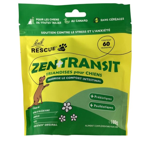 Rescue Pets - ZEN + TRANSIT friandises pour chiens - 180g