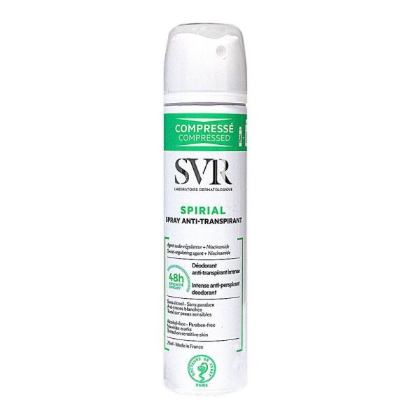SVR - Spirial Déodorant anti-transpirant intense - 75ml