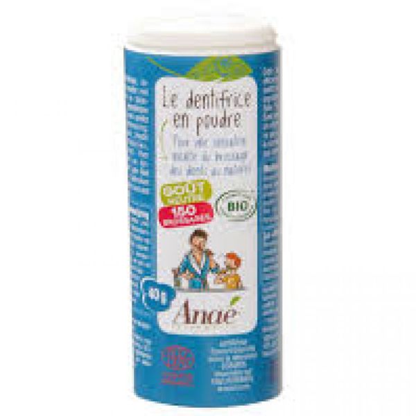 Anaé - Dentifrice en poudre goût neutre - 40 g