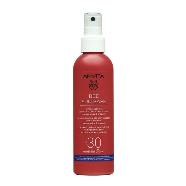 Apivita - Bee sun safe spray visage et corps ultra léger hydra fondant SPF30 - 200ml