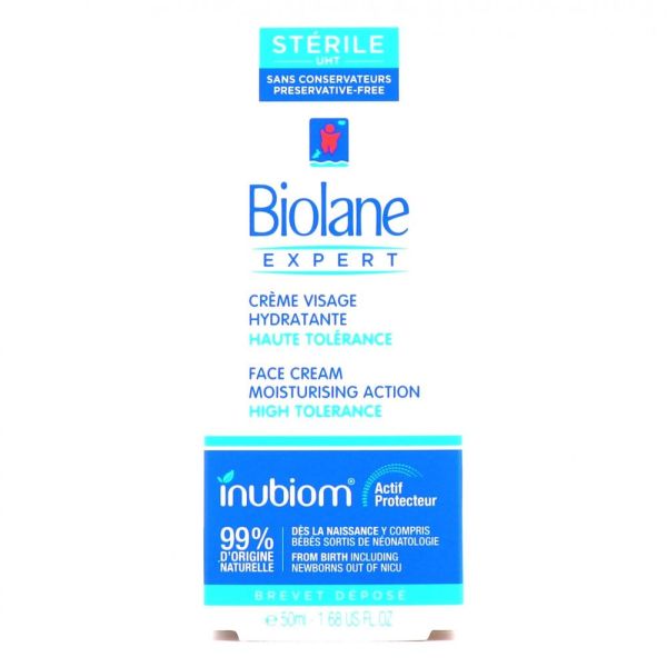 Biolane Expert - Crème visage hydratante Stérile - 50 ml