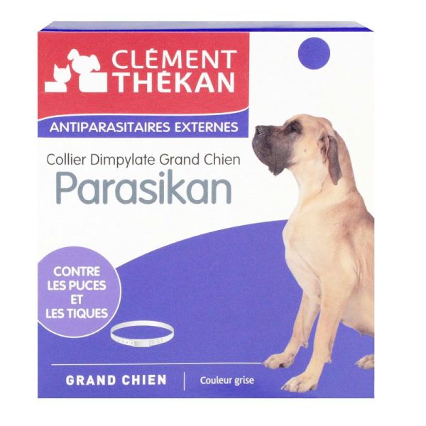 Clement thekan - Parasikan collier grand chien 70cm gris