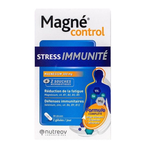 MagnéControl - Stress Immunité - 30 Gélules