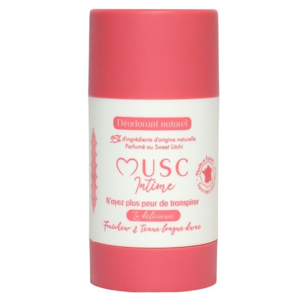 Musc Intime - Déodorant solide sweet litchi - 50g