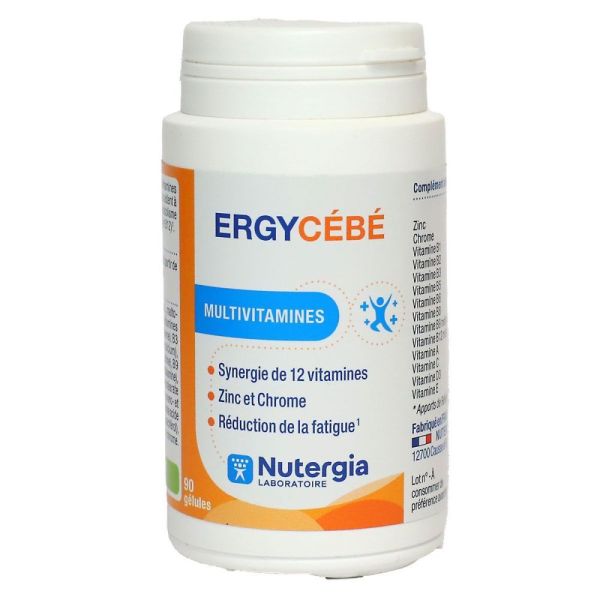 Nutergia - Ergycébé - 90 gélules