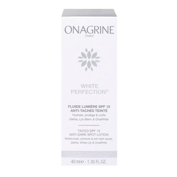 Onagrine - White perfection crème unifiante anti tâches SPF15 - 40 ml
