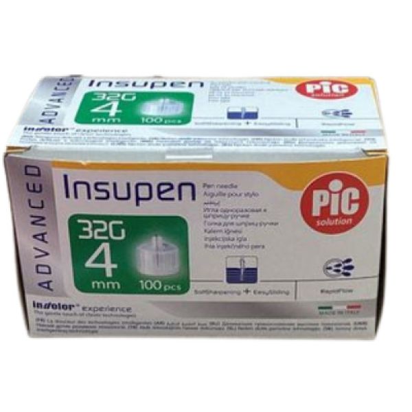PIC Solution - Insupen Advenced - 32G - 4MM - 100 PCS