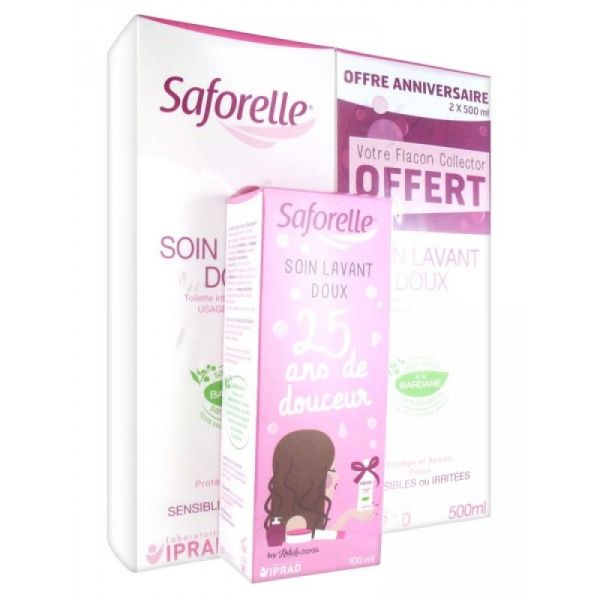 Saforelle - Soin lavant doux toilette intime et corporelle