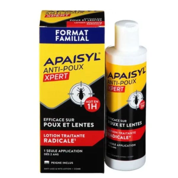 Apaisyl Xpert - Lentes et poux - Lotion + peigne