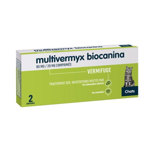 Biocanina - Multivermyx Chat - 2 comprimés