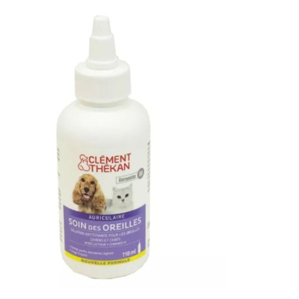 Clément-Thékan - Soin des Oreilles pour chat et chien 118ml