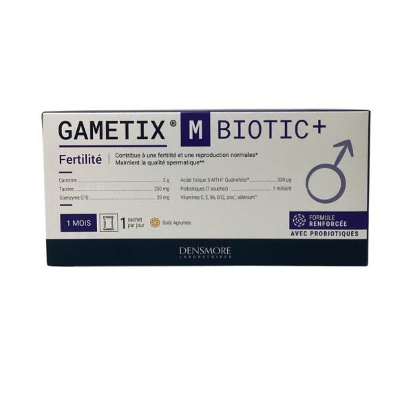 Densmore - Complément alimentaire Gametix M Biotic - 30 sachets