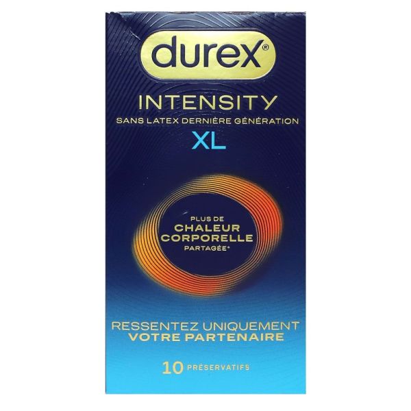 Durex - Intensity XL - 10 préservatifs