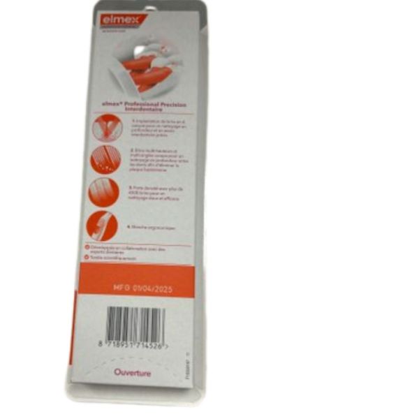 Elmex - Professional Precision - Brosse à Dents Interdentaire Souple x2