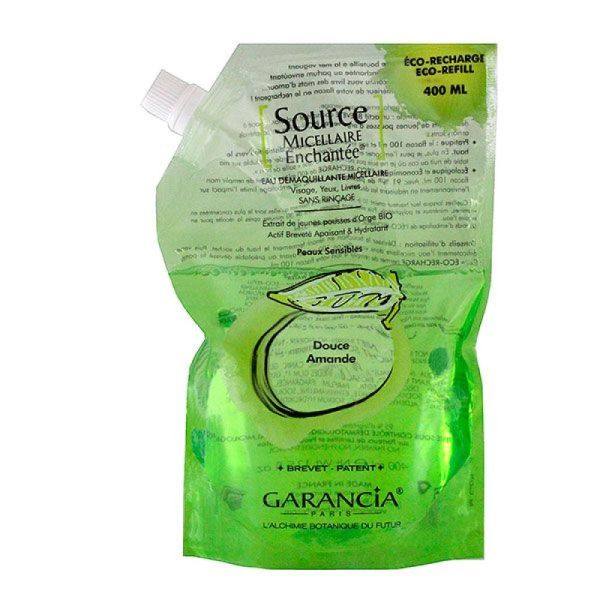Garancia - Source Micellaire Enchantée Eau Démaquillante Micellaire Amande Gourmande - Éco-Recharge - 400 mL