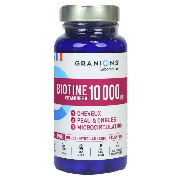 Granions - Biotine vitamine B8 10000ug - 60 comprimés