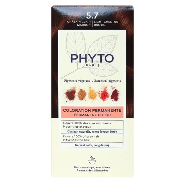 Phytocolor - Coloration permanente 5.7 Châtain clair marron