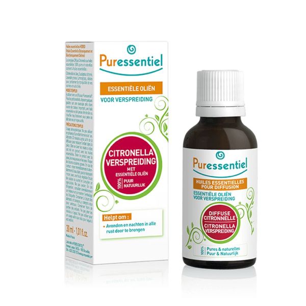 Puressentiel -  Huiles essentielles Diffuse Citronnelle anti-pique - 30ml