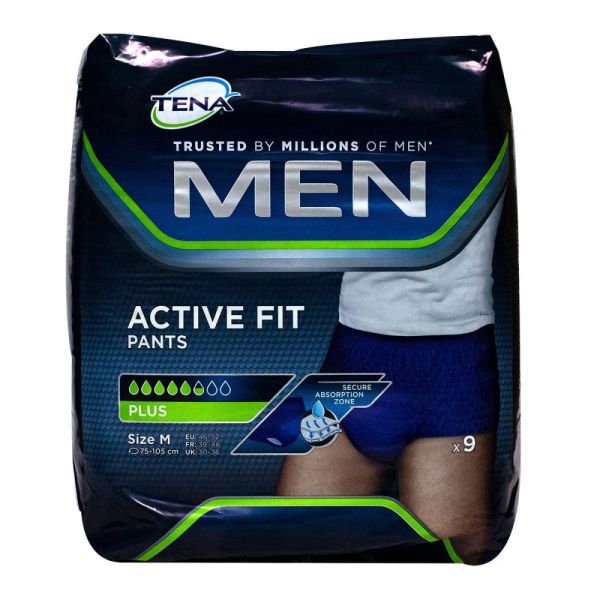 Tena - Men Active Fit Pants M x9