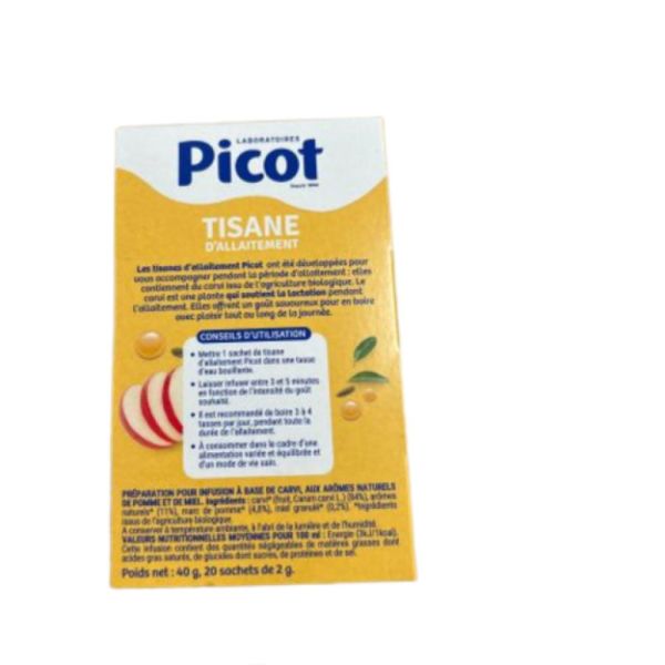 PIcot - Tisane d'allaitement Pomme miel - 20 sachets