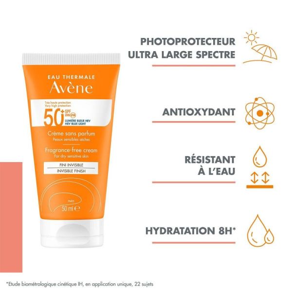 Avène - Crème sans parfum SPF50+ - 50ml