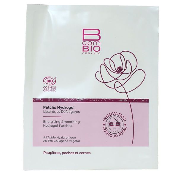 B com Bio - Patchs hydrogel lissants & défatigants - 2 patchs